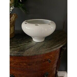 Nambe Porcelain Eva Zeisel Rose Bowl Flower Frog Peek a boo Vase Portugal